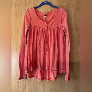 FREE People Long‎ Sleeve Button Front Shirt